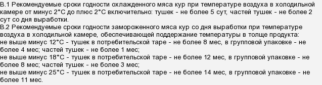 Cколько храниться мясо в морозилке разных видов? срок, температура и условия хранения замороженного мяса