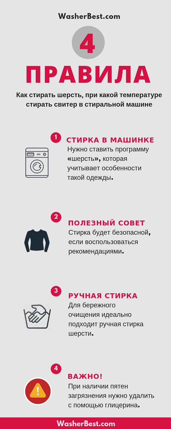 Как стирать шерстяные вещи: пошаговая инструкция