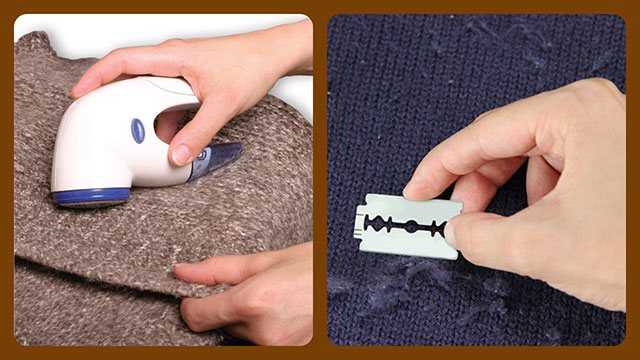 Как убрать с одежды катышки: 10 популярных способов удаления катышек