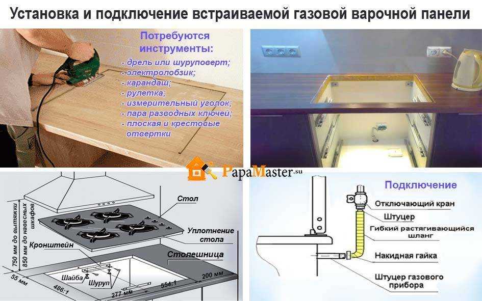 Как подключить газовый духовой шкаф
