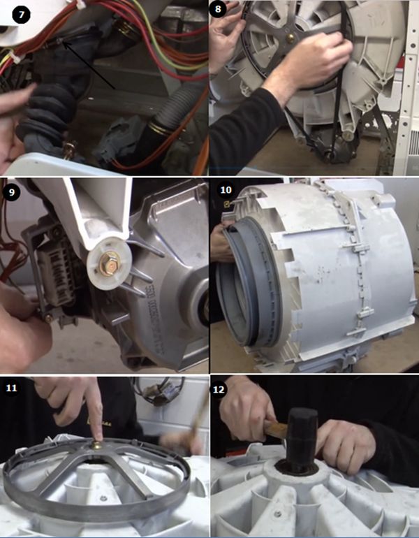 Как разобрать стиральную машину indesit: разборка барабана, видео