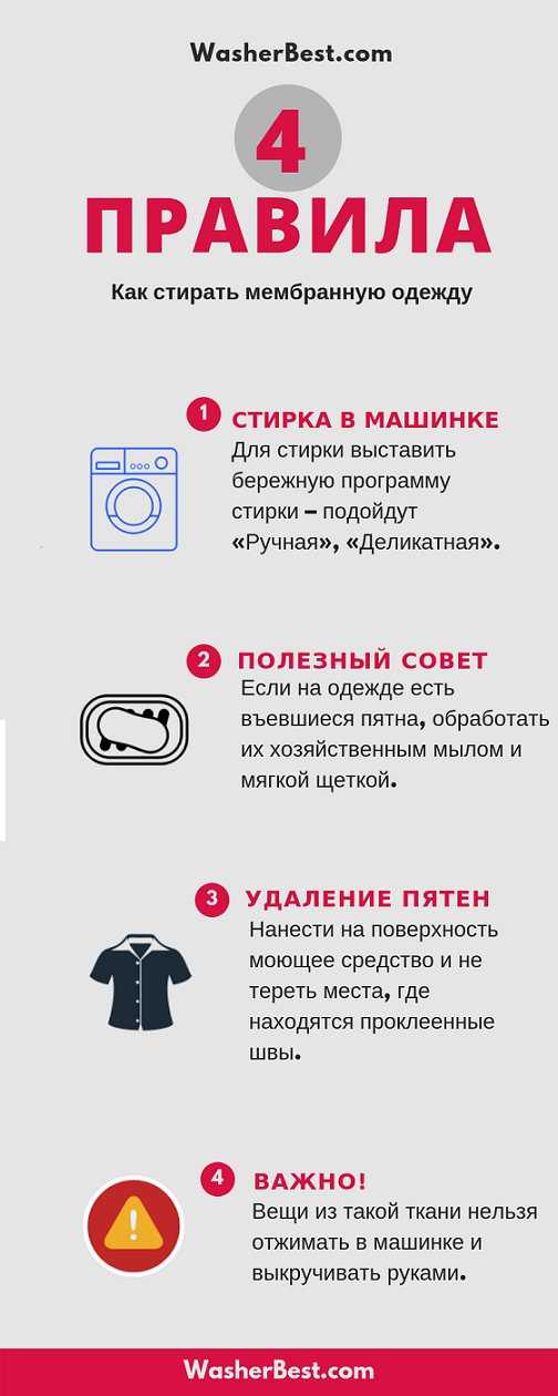 Как стирать мембранную одежду? - xclean.info