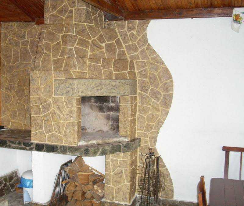 Отделка камина: облицовка плиткой, искусственным камнем 100 фото