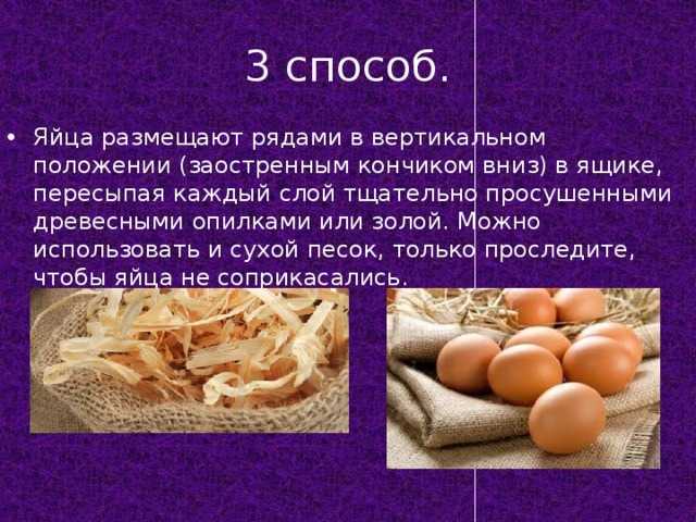 Сколько хранятся яйца в холодильнике?