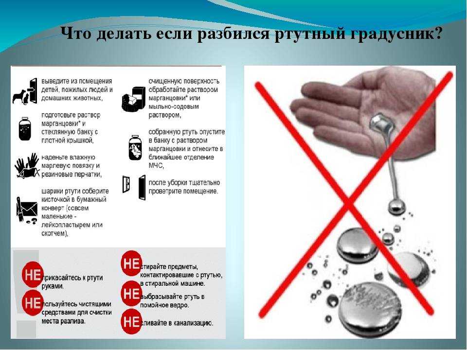 Разбился градусник: что делать, как собрать ртуть с пола и ковра