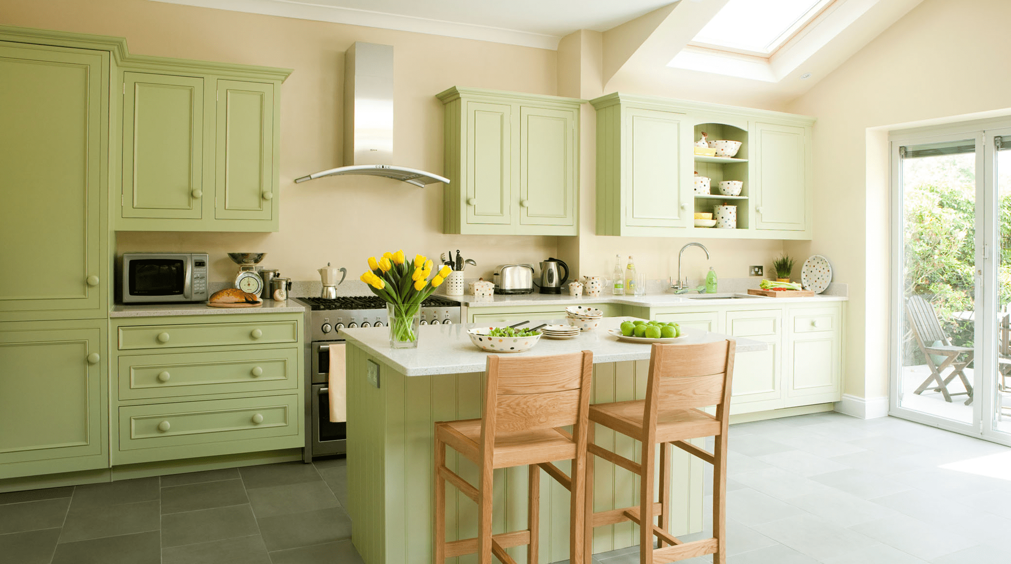 Кухня оливкового цвета: 80 фото примеров интерьера и дизайна