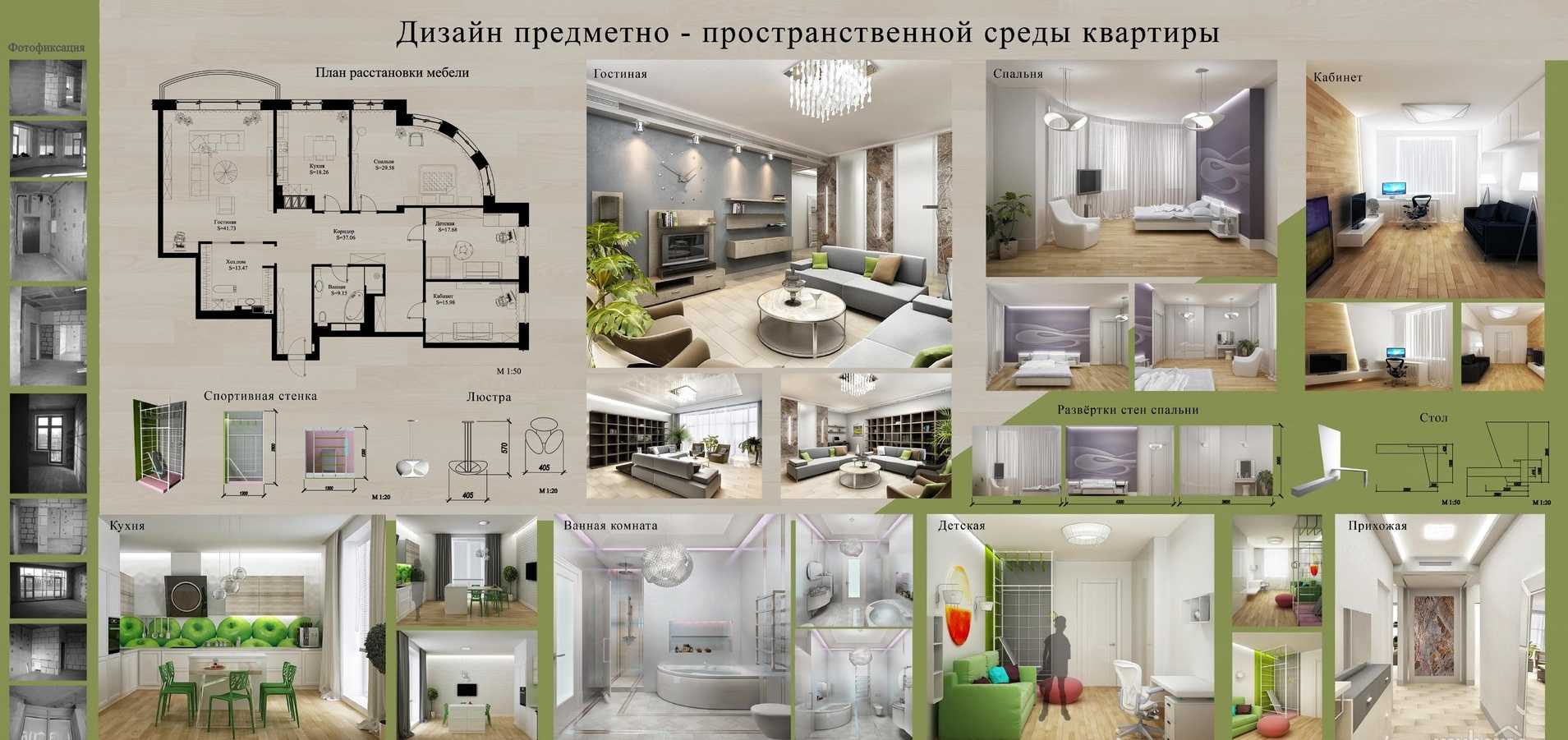 Дизайн проект интерьера квартиры