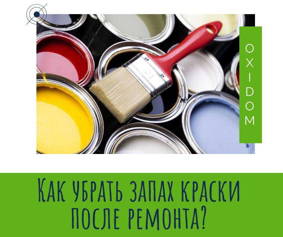 Как избавиться от запаха краски – что нужно знать хозяйке?